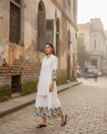 3 Piece Stitched Printed shirt and palazzo with separate inner