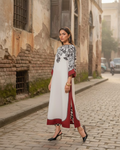 Stitched 2 piece printed shirt and printed trouser