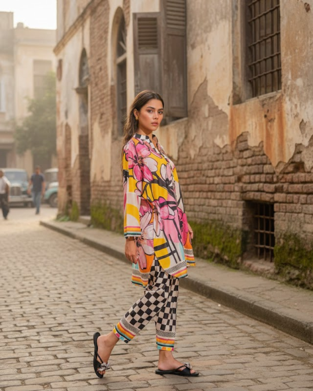 New Arrival Stitched 2 piece printed shirt and printed trouser
