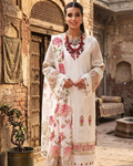 SOFT COTTON CHICKEN KARI FRONT WITH HEAVY EMBROIDED  ALONG WITH EMBROIDERED BORDER PATCH