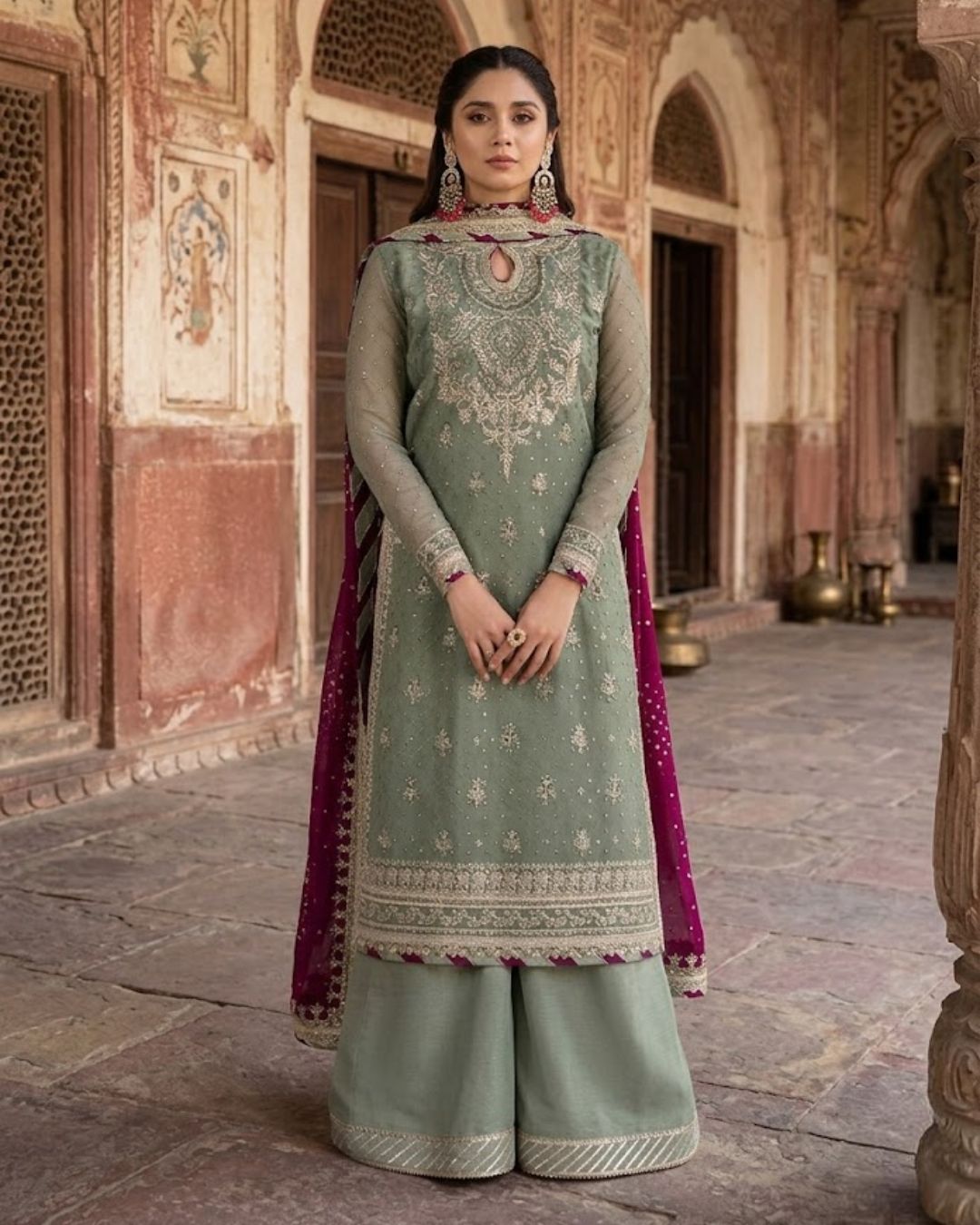 Asim Jofa Chiffon Embroidered Unstitched Collection